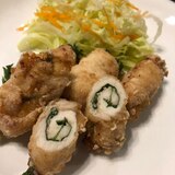 柔らか♪鶏むね肉の大葉巻きタツタ